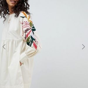 Free People Mini Obsessions Embroidered Dress